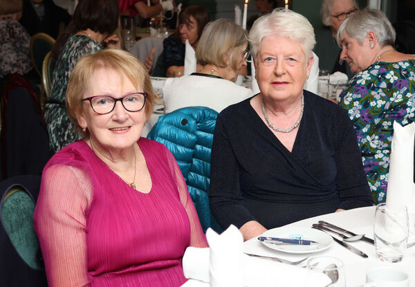  Maria Piper and Brid Bance, at the Tramore ICA 80th Anniversary Dinner in the Majestic Hotel.