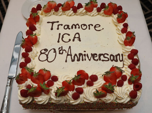 The delicious cake created for the occasion.