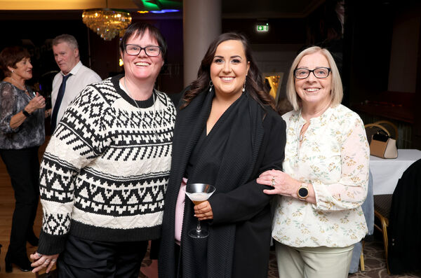 Catherine Hanrahan, Anastasia Blake and Peggy Devereux, at the Tower Hotel for the Magnum benefit night in aid of Waterford Hospice. Catherine Hanrahan, Anastasia Blake and Peggy Devereux, at the Tower Hotel for the Magnum benefit night in aid of Waterford Hospice.