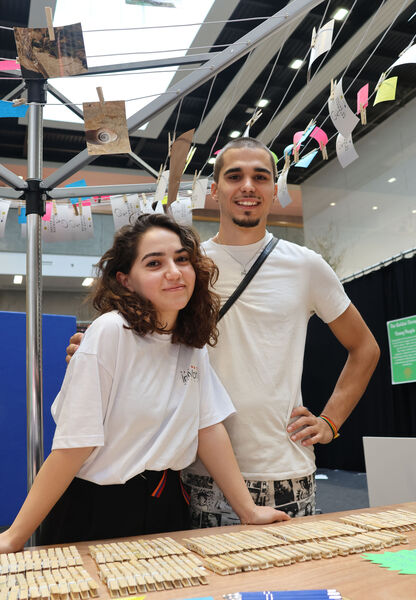 Anahit and Ikol, at SETU Arena for Pathways to Nature. Anahit and Ikol, at SETU Arena for Pathways to Nature.