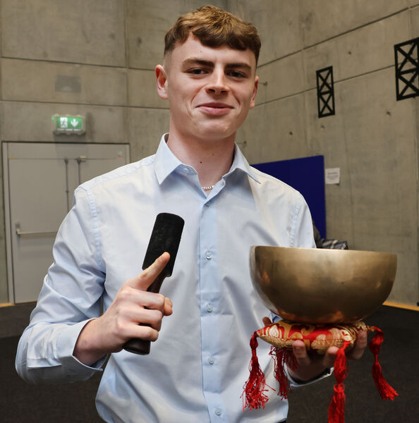 Sammy Hanrahan, at SETU Arena for Pathways to Nature. Sammy Hanrahan, at SETU Arena for Pathways to Nature.