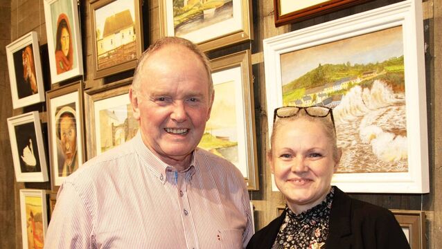 Bob Murphy launches latest art exhibition in Waterford