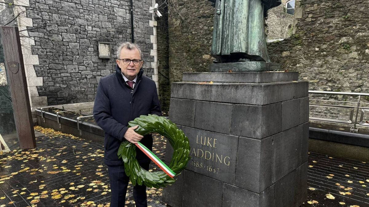 Wreath-laying ceremony celebrates one of Waterford's most important people