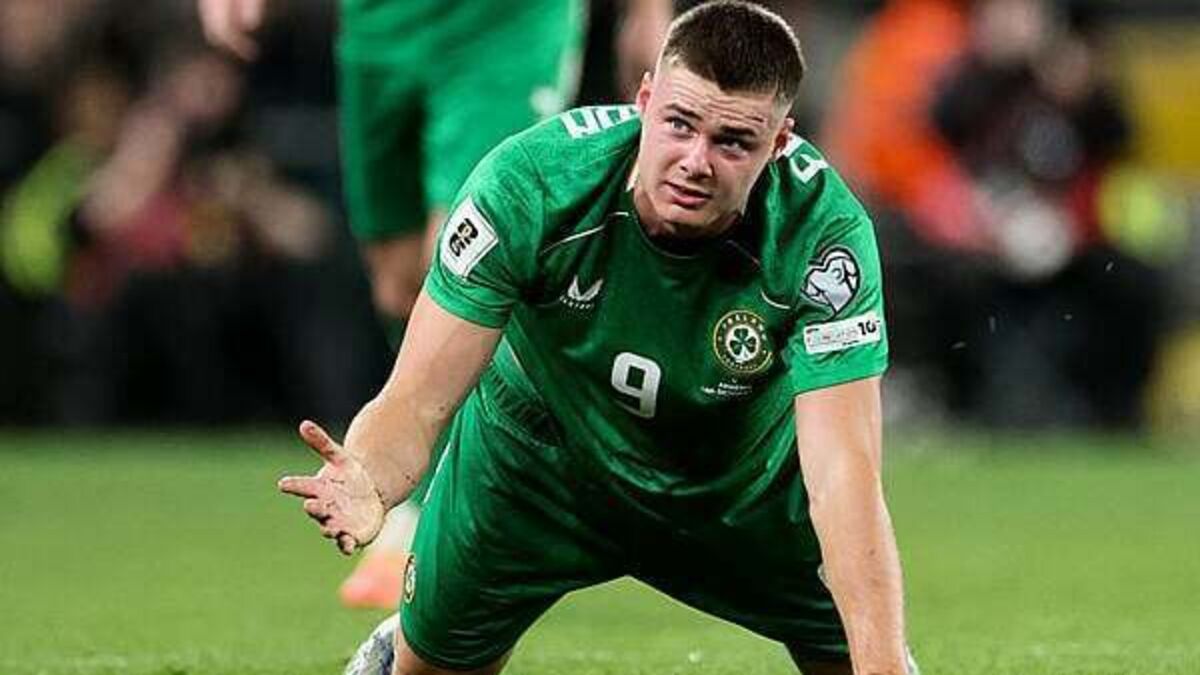 Evan Ferguson to miss Hungary game with ankle injury