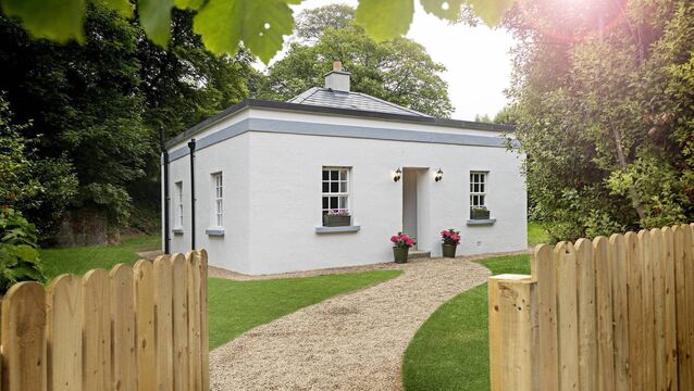 <p>One of the redeveloped gate lodges at Mount Congreve.</p>