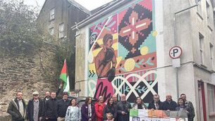 <p>Members of the Waterford-Ramallah Twinning Committee and other supporters. Photo: Libby Marchant</p> <p>Members of the Waterford-Ramallah Twinning Committee and other supporters. Photo: Libby Marchant</p>