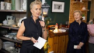 <p>Eunice Power speaks at the launch of her new book, 'My Irish Kitchen Table', held in popular cafe in Dungarvan, Cass &amp; Co. Photo: Nathan Burke</p>