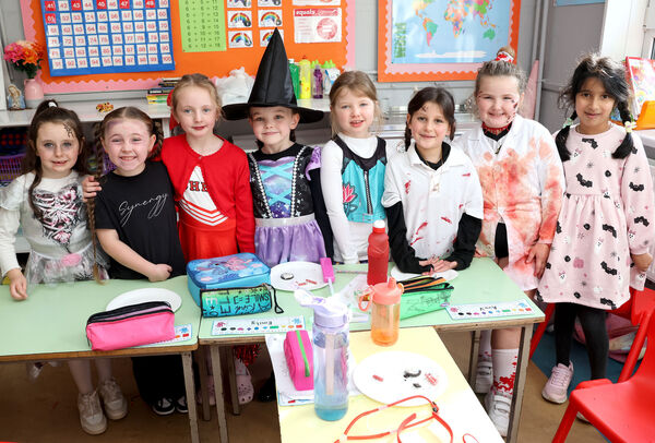 Pupils dressed up for St. Ursula's mid-term Halloween Party. Pupils dressed up for St. Ursula's mid-term Halloween Party.