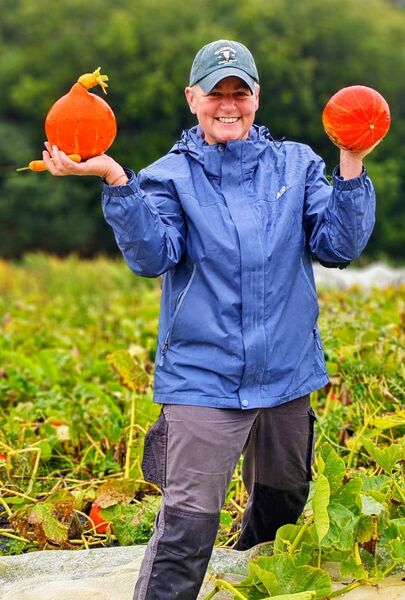 The vegetables they grow supply GIY Café and GIY's 'Veg Boxes'. Photo: Jolene Coady