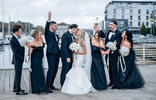 The bridal party. Photo: Christina Tallon from CT Photography 