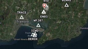 <p>Flight tracker images over Waterford Airport. Image: Shauns_Aviation/X.</p> <p>Flight tracker images over Waterford Airport. Image: Shauns_Aviation/X.</p>