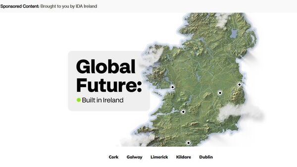 The map that appeared with the IDA sponsored content piece on Bloomberg.