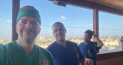 The UHW doctor who's been to Gaza three times