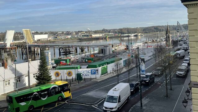 <p>Works are continuing along the North Quays.</p>