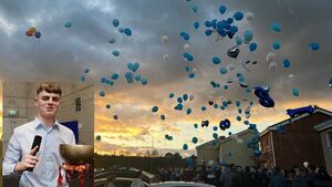 Balloons released for Sammy Hanrahan as funeral details announced