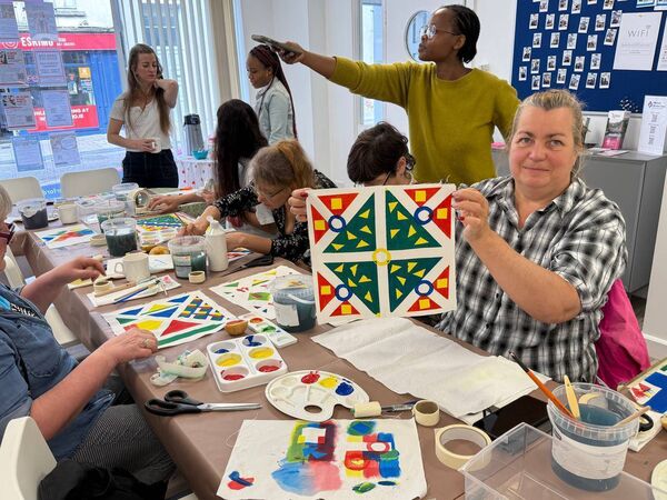 A cultural workshop taking place at the centre. A cultural workshop taking place at the centre.