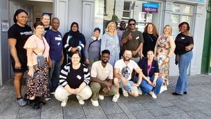 <p>Some of those involved with the Waterford Volunteer Centre.</p>