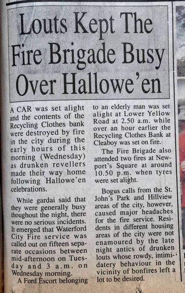 From The Archive sees Waterford News & Star photographer, Joe Evans, go through the newspaper records to pick out photos and headlines from Waterford's past From The Archive sees Waterford News & Star photographer, Joe Evans, go through the newspaper records to pick out photos and headlines from Waterford's past