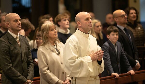 Fr. Stuart McGovern at his ordination ceremony in the Cathedral of the Most Holy Trinity. Photo: John Power Fr. Stuart McGovern at his ordination ceremony in the Cathedral of the Most Holy Trinity. Photo: John Power