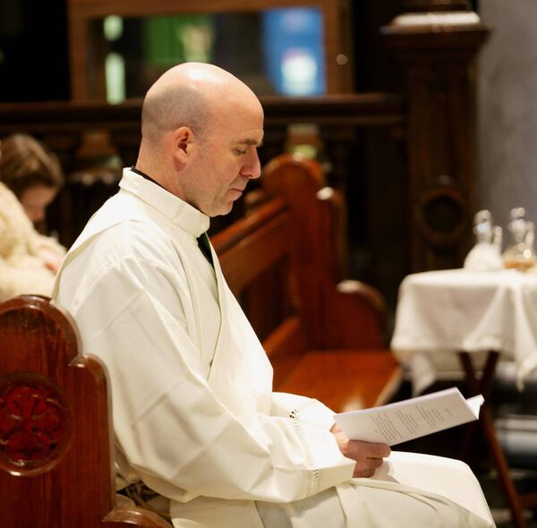 Fr. Stuart McGovern at his Ordination Ceremony in the Cathedral of Most Holy Trinity. Photo: John Power Fr. Stuart McGovern at his Ordination Ceremony in the Cathedral of Most Holy Trinity. Photo: John Power