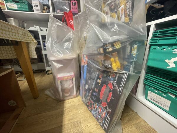 Brand new toys brought in by Déise bikers. 