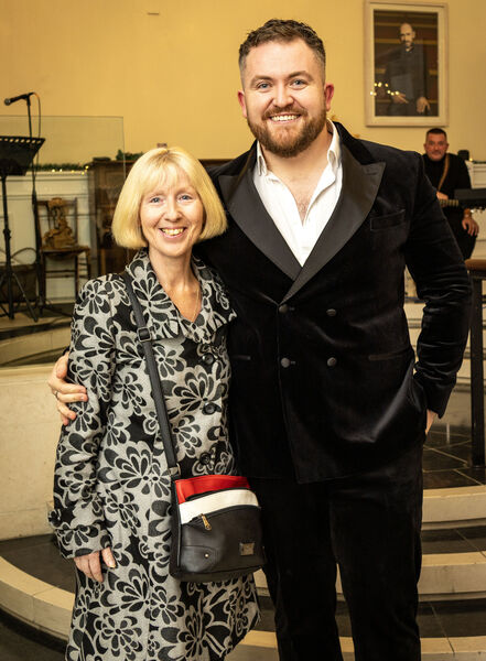  Brenda Ryan and Glenn Murphy at the Theatre Royal for the launch of Glenn Murphy's new solo album Wintersong.