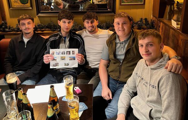 Attending were Jamie O'Donnell, Jamie Bible, Conor McHugh, Adam Jacob and Hayden Lenihan.