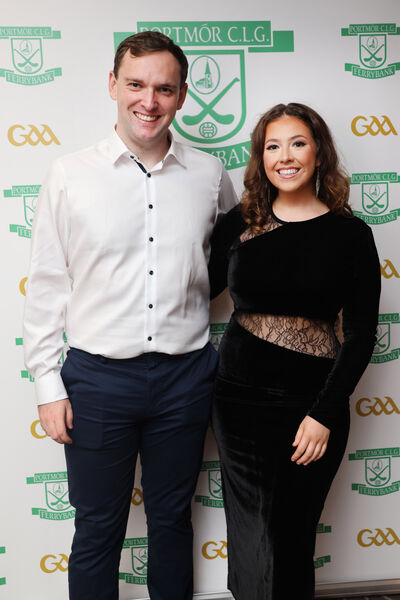  David Reid and Clodagh Whelan smiling for the camera at the club night.