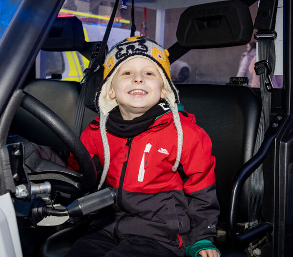  Harry at the Winterval Blue Light Parade.