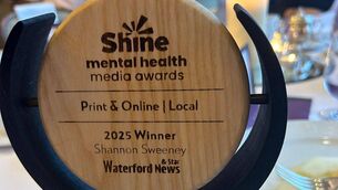 <p>Waterford News &amp; Star journalist Shannon Sweeney has won a Shine Mental Health Media Award in the Regional Print and Online category.</p>