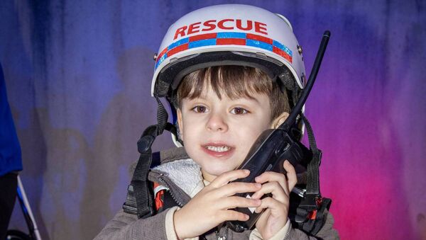 Arthur, at the Winterval Blue ight Parade. Photo: Joe Evans Arthur, at the Winterval Blue ight Parade. Photo: Joe Evans