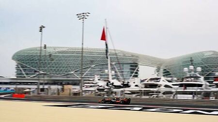 Lando Norris squeezes out Max Verstappen in Abu Dhabi Grand Prix first practice