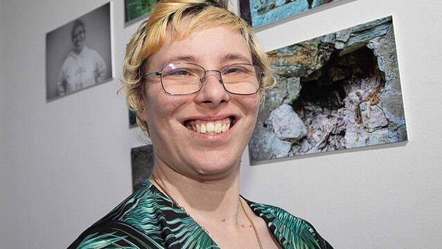 <p>Ally Durbridge, participating artist. Photo: John Power</p>