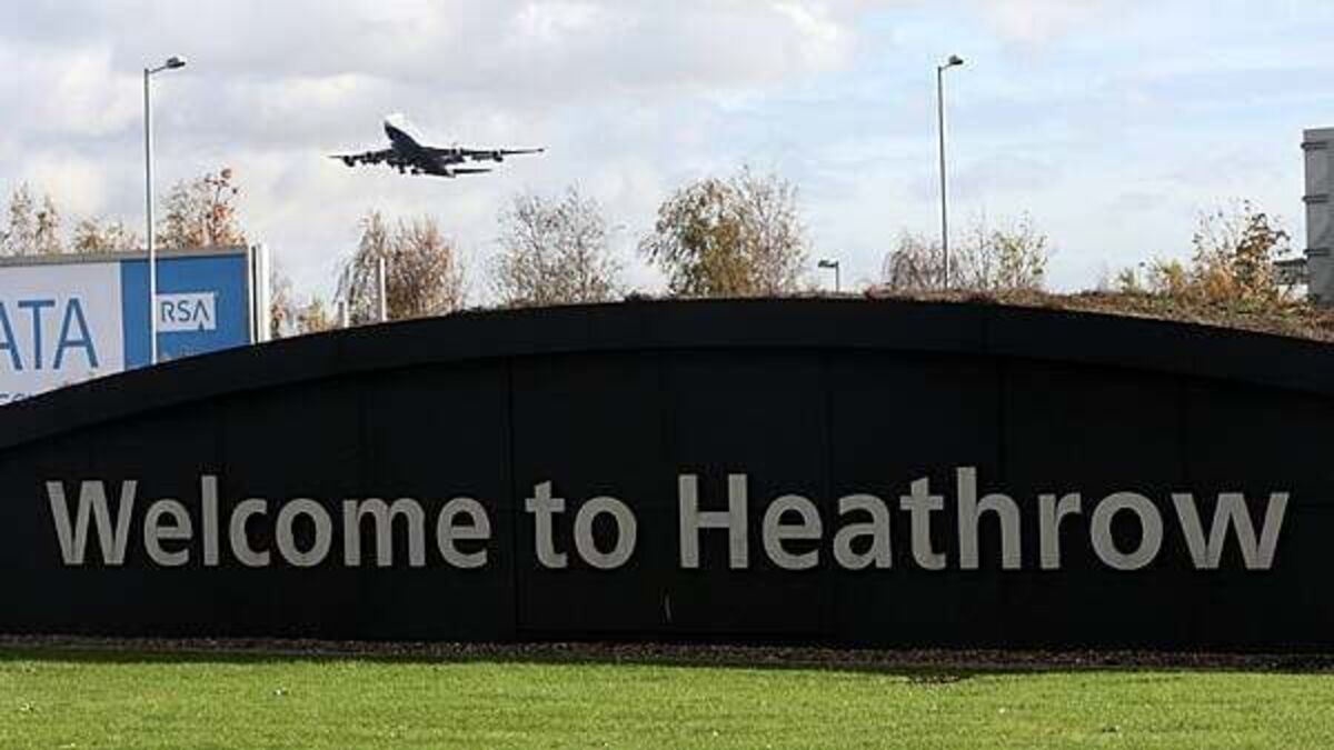 Irish woman detained after 3.5 kilos of cocaine found in luggage at Heathrow Airport