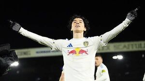 Ao Tanaka’s dramatic equaliser sees Leeds heap more misery on Liverpool