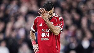 Mohamed Salah appears in good spirits during Liverpool training session