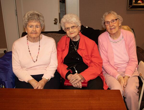 Attending were Moira Keane, Peggy Culbert and Moira Dulson. Photo: John Power Attending were Moira Keane, Peggy Culbert and Moira Dulson. Photo: John Power