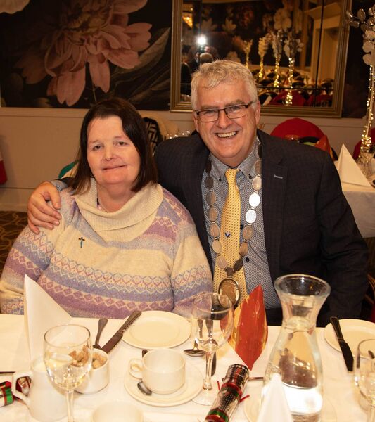 Attending were Cllr. John Pratt, Deputy Mayor, and Margo Pratt. Photo: John Power Attending were Cllr. John Pratt, Deputy Mayor, and Margo Pratt. Photo: John Power