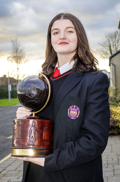 Lily McCarthy, a pupil of the Presentation Secondary School, was the winner of the Waterford Lions Club's Young Ambassador Award 2025/2026. Lily McCarthy, a pupil of the Presentation Secondary School, was the winner of the Waterford Lions Club's Young Ambassador Award 2025/2026.