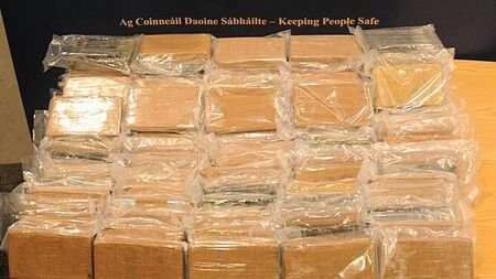 Cocaine worth €7.2 million seized in Dublin and Wexford