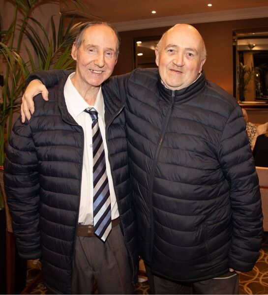 Attending were George and Paul Stacey. Photo: John Power Attending were George and Paul Stacey. Photo: John Power