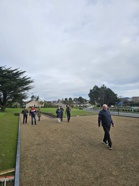 Tramore Petanque group's new courts are open. Pic: Tramore Petanque Group FB Tramore Petanque group's new courts are open. Pic: Tramore Petanque Group FB