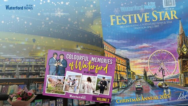 <p>The Festive Star and 'Colourful Memories of Waterford - Volume 2' would make ideal Christmas gifts</p>