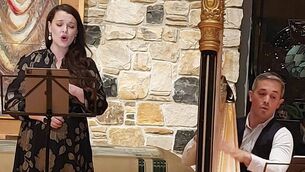 <p>French harpist Emmanuel Ceysson and Irish soprano Sarah Shine at the Edmond Rice Chapel.</p> <p>French harpist Emmanuel Ceysson and Irish soprano Sarah Shine at the Edmond Rice Chapel.</p>