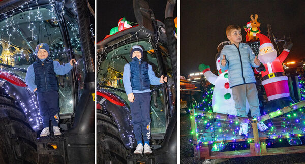 Oscar, Joshua and Daniel, at the Winterval Truck & Tractor Parade. Photo: Joe Evans Oscar, Joshua and Daniel, at the Winterval Truck & Tractor Parade. Photo: Joe Evans