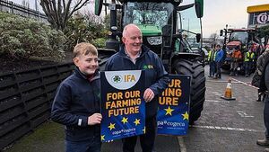 IFA president and son, 11, travelling to Brussels by tractor as part of protest