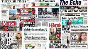 What the papers say: Tuesday's front pages