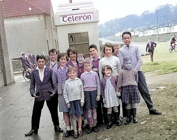 Children on Hennessy's Road, Waterford city, in the 1960s.