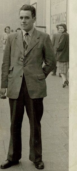 Joe Foley in Waterford circa 1955.