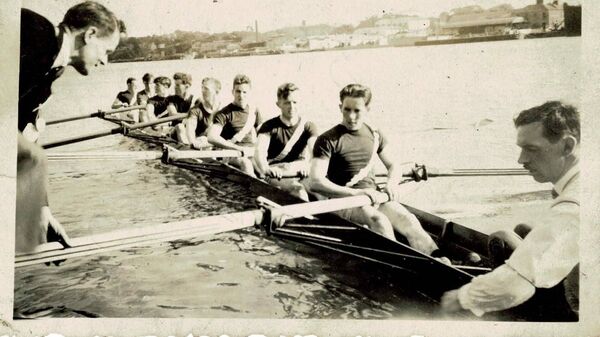 The Maiden Eights who won the Goff Shield Trophy with Joseph Foley as first rower i.e. the stroke.